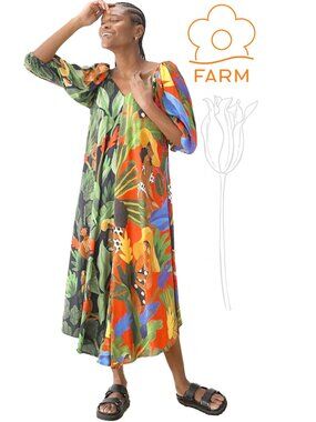 Farm Rio Beleza Tropic Dress
